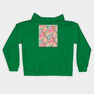 Pink Papercut Orchids Kids Hoodie